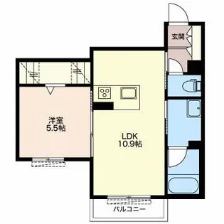 サダル【1階】の間取り