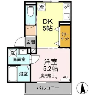 萩シーサイド京和【2階】の間取り