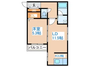 セントフィールドNorth4【3階】の間取り
