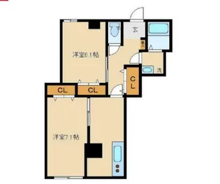 第7シンエイハイム【1階】の間取り