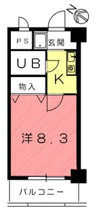 フィルド668【3階】の間取り