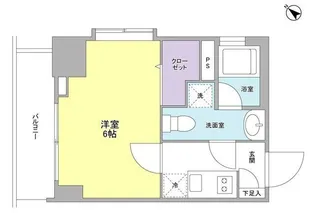リバーレ月島【5階】の間取り