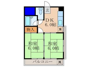 パレス稲荷【2階】の間取り