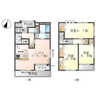 Jiro佐土【2階】の間取り