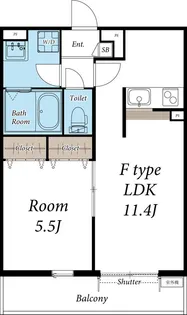 リブリ・シトラスライト【2階】の間取り