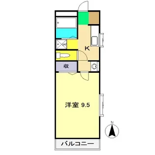 シェモアエマール【2階】の間取り