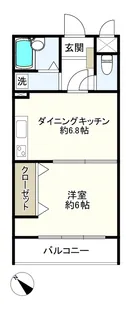 久米川プラネット【4階】の間取り