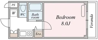 FTコート平【2階】の間取り