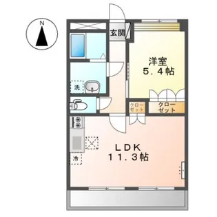 フェザント【1階】の間取り