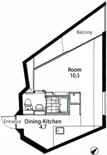 T FLAT【3階】の間取り
