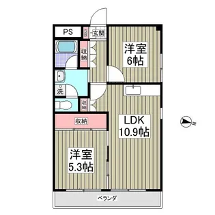 中野ビル【5階】の間取り