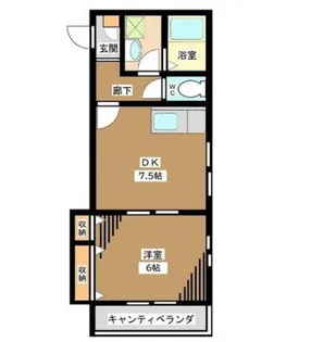 カーサジラソーレ【2階】の間取り