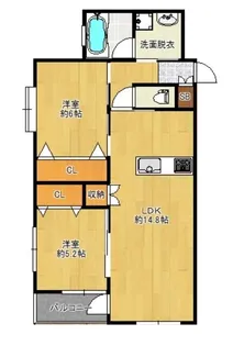 さくらガーデン【2階】の間取り