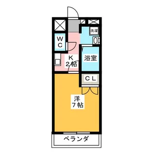 パラッツオTH黄金【6階】の間取り
