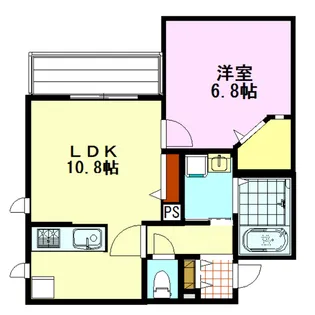 グランベスト大船【1階】の間取り