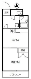 パークサイドマンション松ヶ丘【2階】の間取り