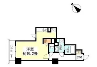 TKフラッツ渋谷【4階】の間取り