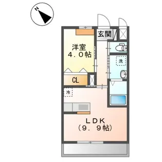 アフロディーテ【2階】の間取り