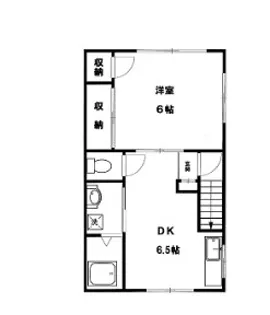 清水ハウス【2階】の間取り