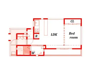 クリークハウス【2階】の間取り