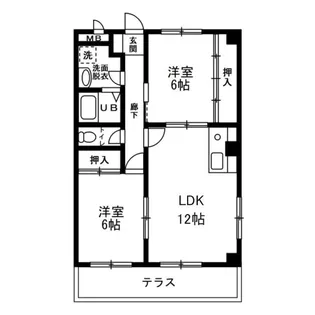 ヴェルサーチ ユキ【3階】の間取り
