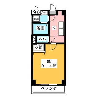 メゾン・ド・ルミエール【4階】の間取り