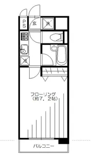 パレステュディオ赤坂【3階】の間取り