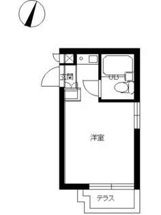スカイコート池袋【1階】の間取り
