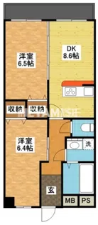 ハイアットコート【2階】の間取り