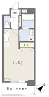 アンベリール紺屋町【10階】の間取り