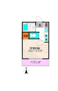 エリールミサキ【3階】の間取り