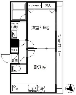 青林堂ハウス【3階】の間取り