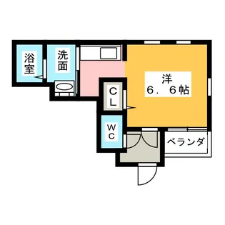 Cherim上飯田【1階】の間取り