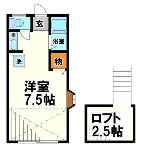 コーポハル【2階】の間取り