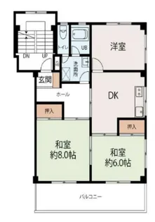 メゾン大和【2階】の間取り