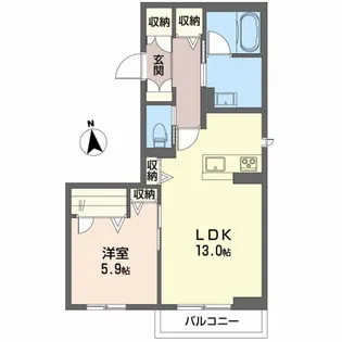 グランネスト I【1階】の間取り