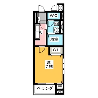 ベルオーブ【3階】の間取り