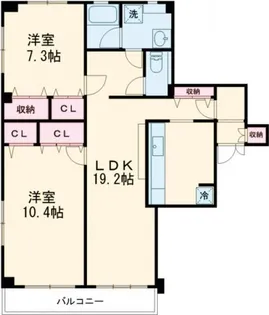 駒沢DSビル【2階】の間取り