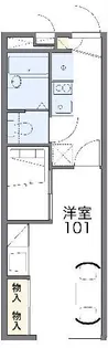 レオパレス空【2階】の間取り