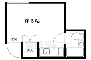 ハイツ紫峯【1階】の間取り
