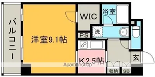 博多プレイス【5階】の間取り
