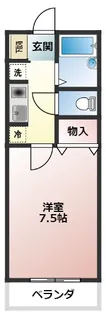 ビューパレス上戸田【1階】の間取り