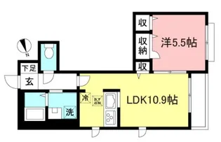 メゾンANE【1階】の間取り