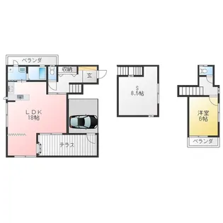 渡辺アパートの間取り