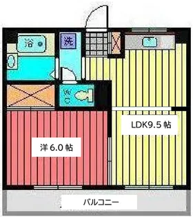 メゾン矢澤【1階】の間取り