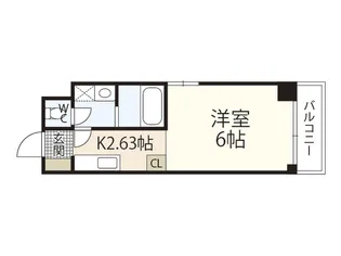 西岡ビル【2階】の間取り