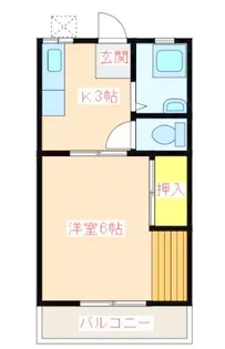 泉ハイツ【2階】の間取り