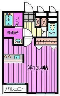 サンシャインフィールド【3階】の間取り