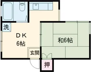 五十川ビル【1階】の間取り