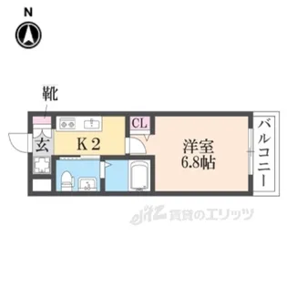 M’プラザ小阪駅前【9階】の間取り